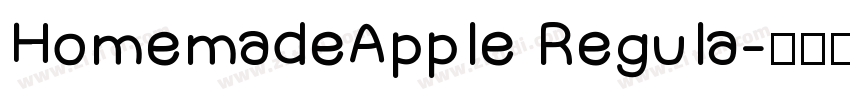HomemadeApple Regula字体转换